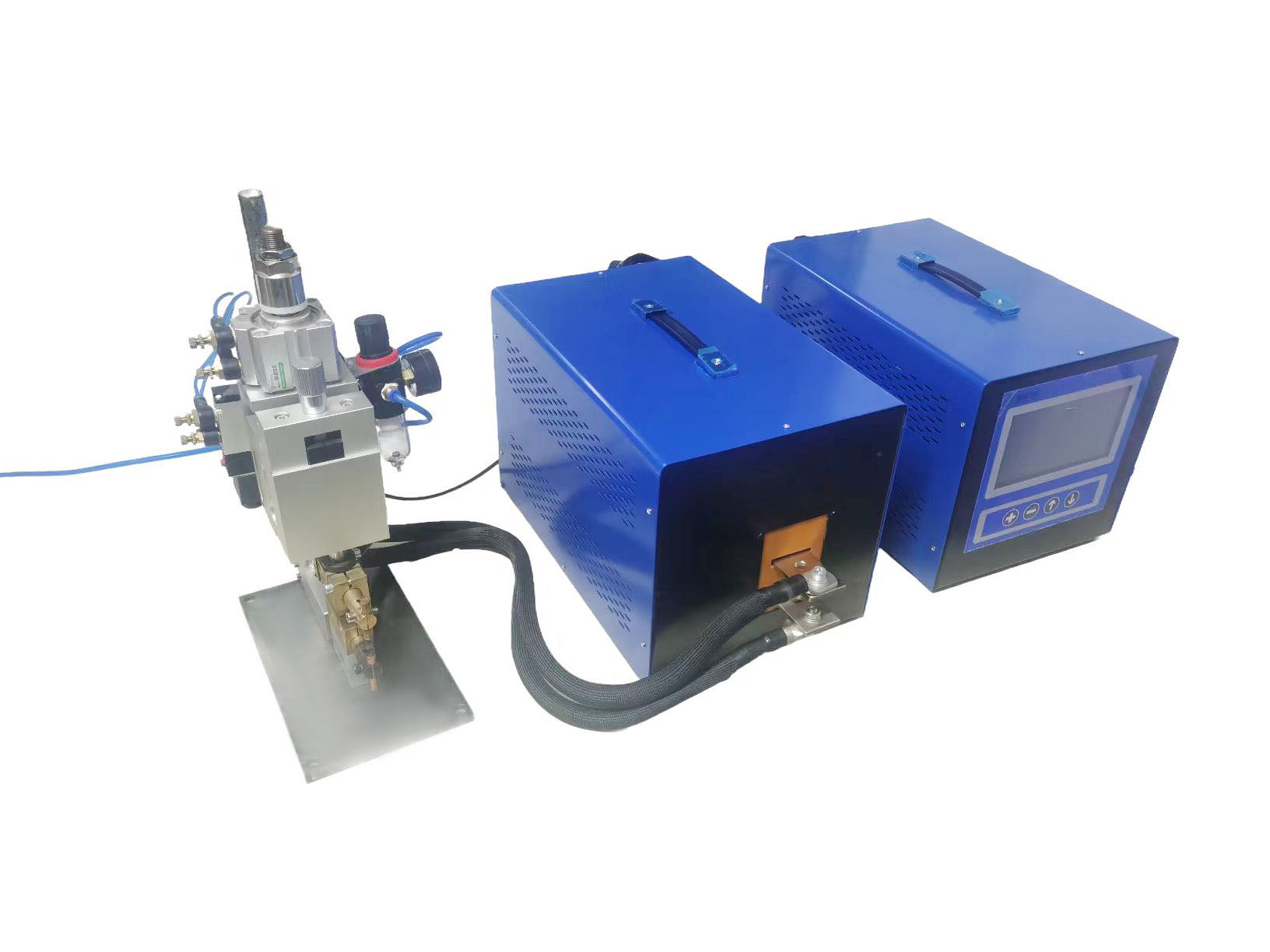 BWS-630 Pneumatic semi-automatic  Intermediate frequency DC  precision resistance butt welding machine for wire harness copper terminals motors, copper sheets